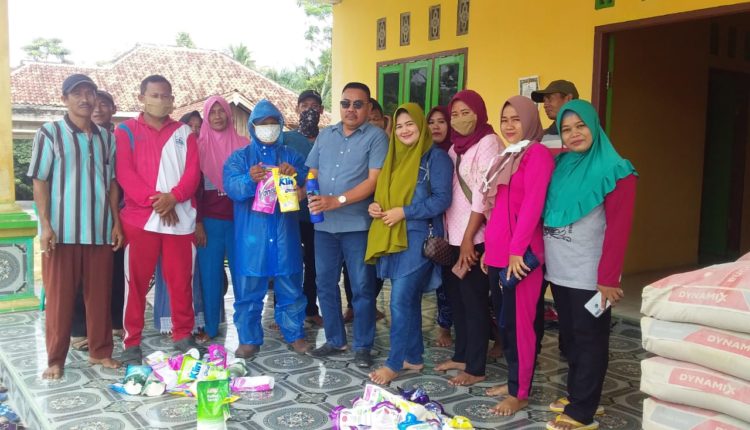 Kampung Lingai Adakan Sosialisasi Covid-19 Dan Penyemprotan Dasinfetan