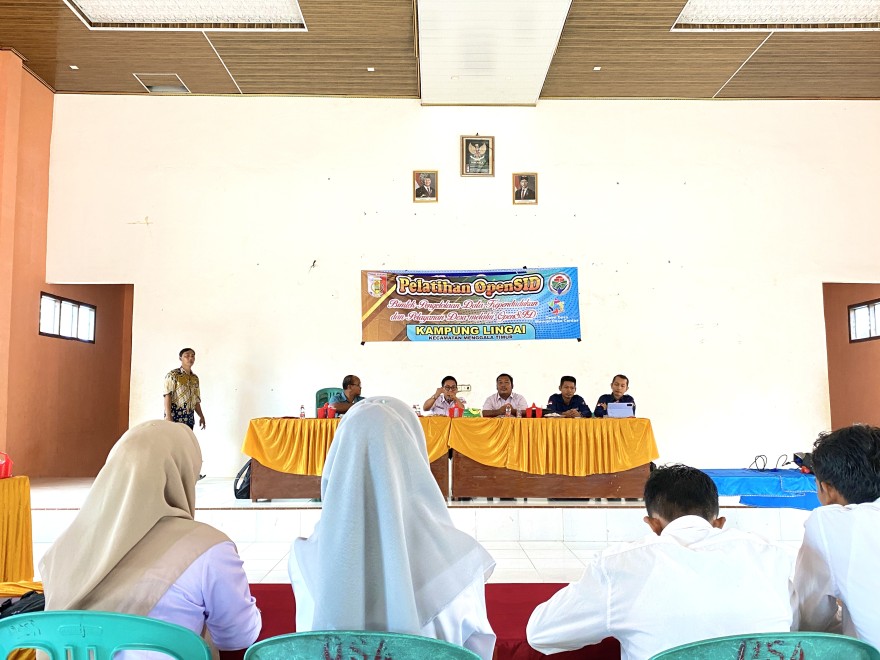 Kampung Lingai  Menghadiri Pelatihan OpenSID untuk Peningkatan Kinerja Aparatur Kampung