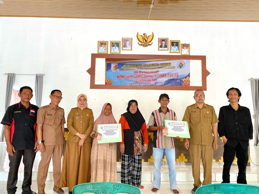 Penyaluran Bantuan oleh Kakamp Lingai